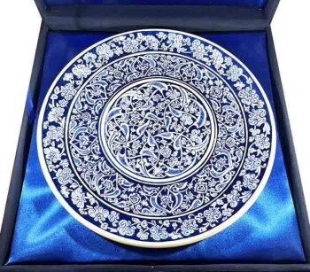 30cm Pottery Plate With Ottoman Babanakkaş Patterned - 3