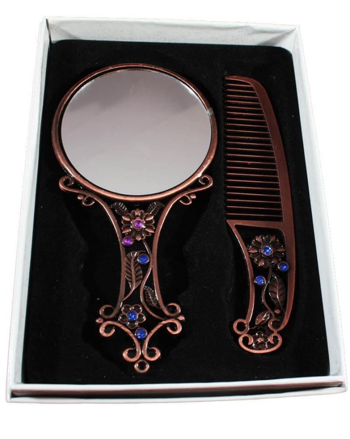 Anemon pottery mirror set - 3