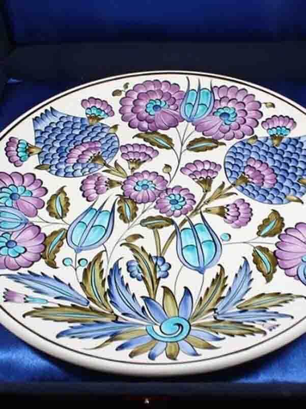 Assiette de poterie Iznik sur mesure personnalisée - 3