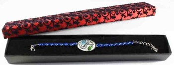 Blaues Rosen-Iznik-Keramik-Armband - 2