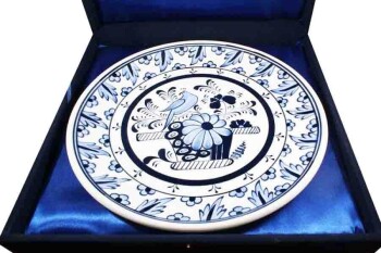 Bleu Blanc Iznik Ceramic Plate - 3