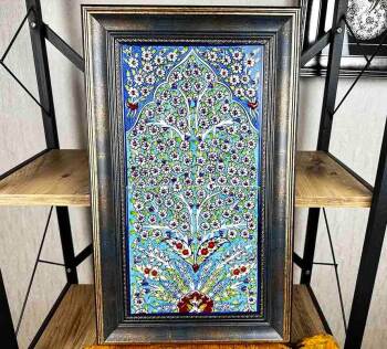 Blue Life Tree 20 * 40cm carreaux - 1