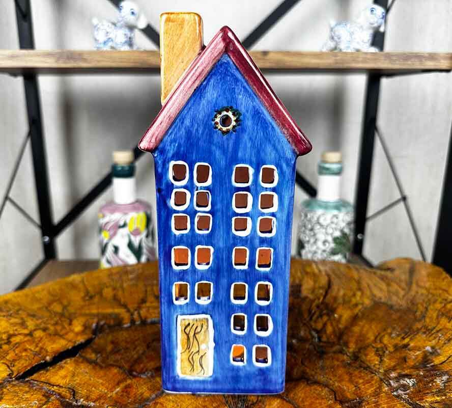 Blue Warmth İznik Tile Candle Holder - 1