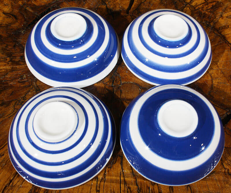 Blue White 4 Pieces Bowl Set - 2