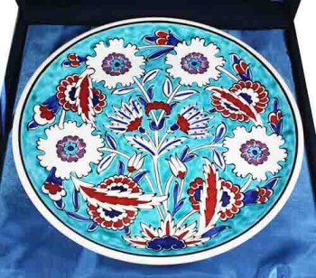 Cadeau mondial Iznik Pottery Plate 25cm - 3