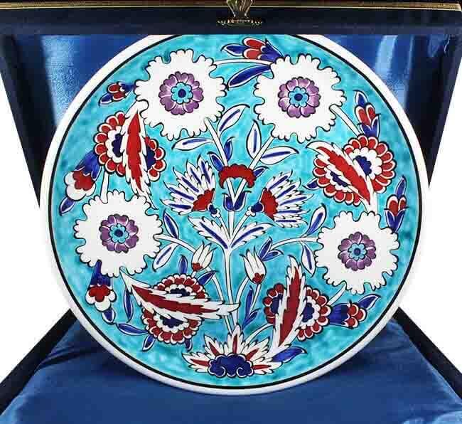 Cadeau mondial Iznik Pottery Plate 25cm - 1