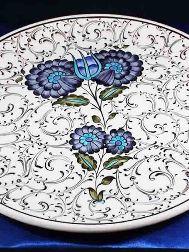 Cadeau pour la nouvelle maison Iznik Pottery Plate - 3