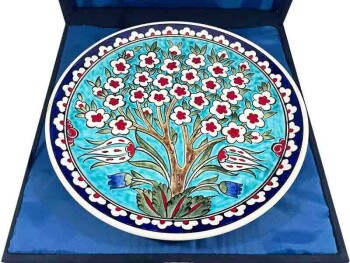 Cadeau traditionnel 25cm Iznik Pottery Post - 3