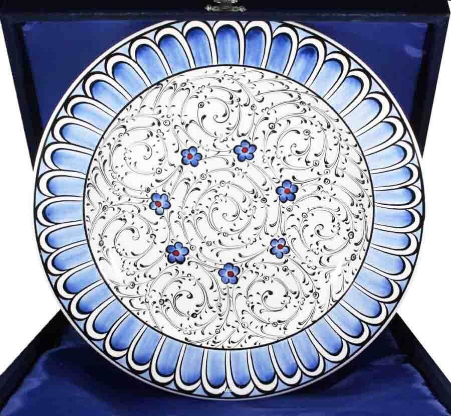 Cadeau traditionnel 30cm Iznik Pottery Assiette - 1