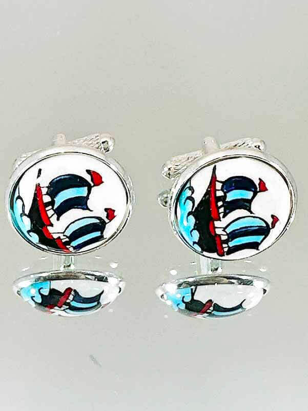 Captain's Choice İznik Tile Cufflinks - 2