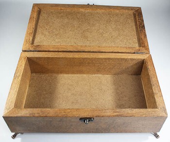 Carnation Motif Wooden Storage Box - 2