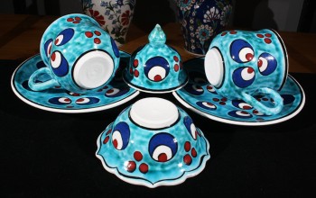 Çintemani Patterned Coffee Set VIP Gift - 3