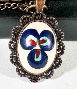 Çintemani Pattern Iznik Tile Bookmark - 1