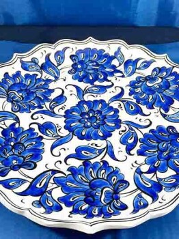 Cobalt Blue Edge Flower Garden - 3