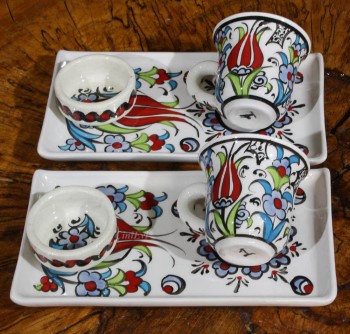 Corporate Gift Iznik Tile Coffee Set - 1