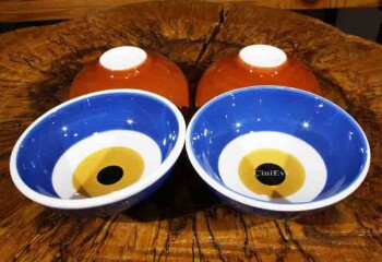 Evil Eye Perle Motiv Bowl Set - 1