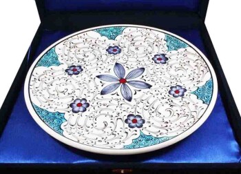 Forgive Me Gift, Custom Design Iznik Pottery Plate - 3