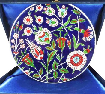 Geschenk an den Rechtsanwalt 30 cm Iznik Fliesenteller - 1