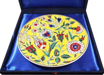 Geschenk für Lehrer 30 cm Iznik Fliesenplatte - 3