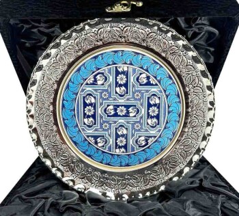 Gift for Foreign Guest 25cm Silver Plate - 1