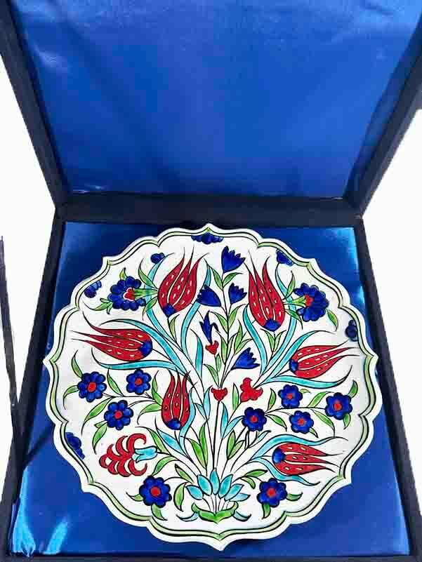 Gift for Mayor Iznik Ceramic Plate - 3