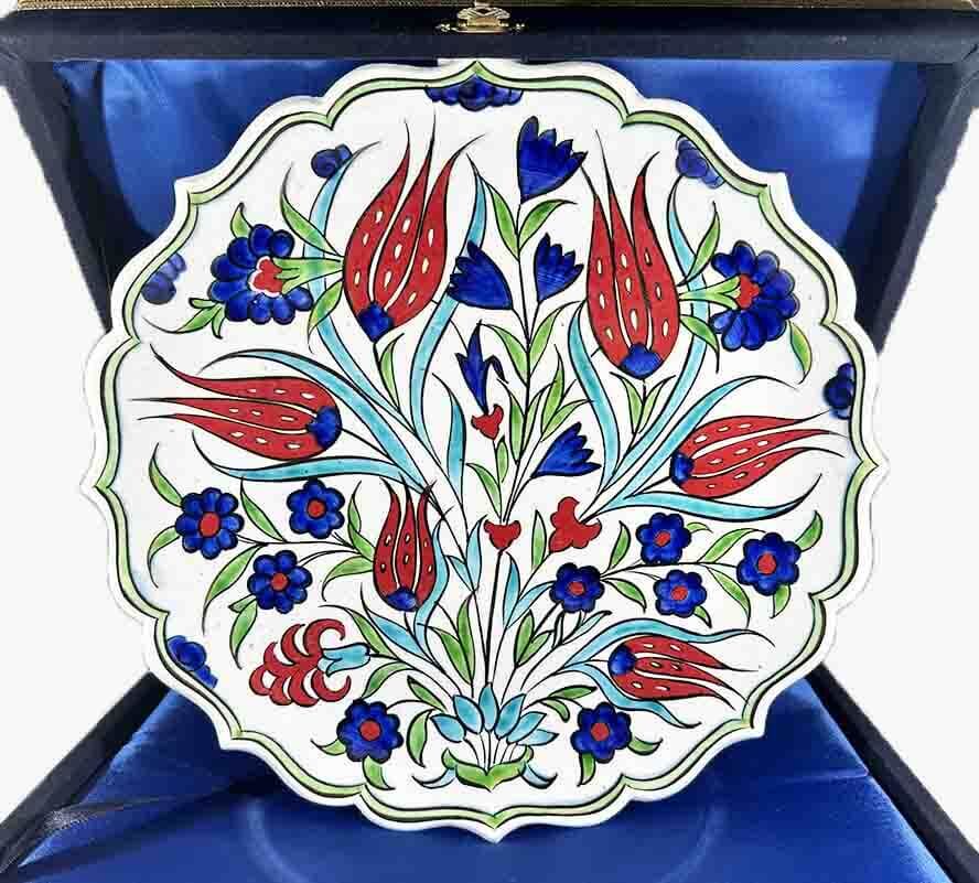 Gift for Mayor Iznik Ceramic Plate - 1