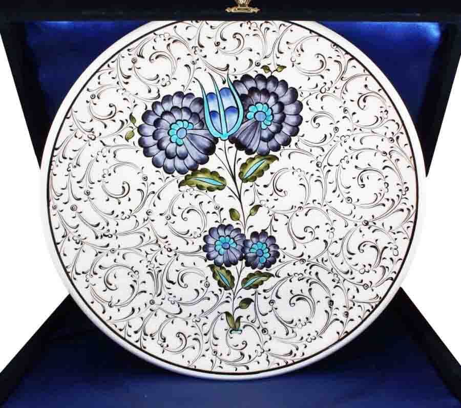 Gift For New Home Iznik Pottery Plate - 1