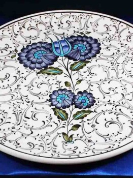 Gift For New Home Iznik Pottery Plate - 3