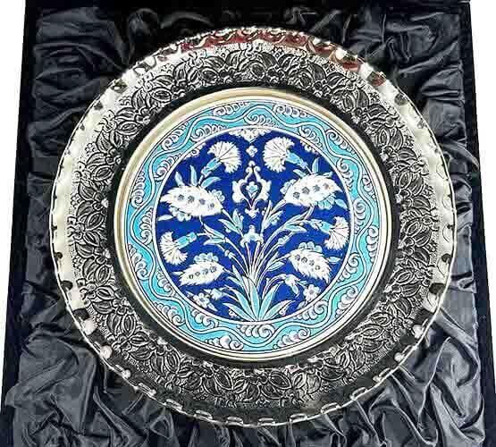 Gift for State Officials 25cm Silver Plate - 2