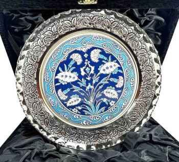 Gift for State Officials 25cm Silver Plate - 1