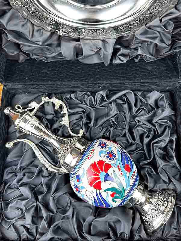 Gift for State Officials: 30cm İznik Tile Ewer Set - 2