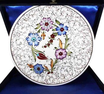 Good Luck Gift Iznik Pottery Plate - 1