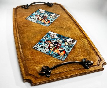 Hunting Scene Tray - 2