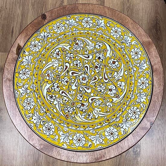 Iznik Ceramic Side Table as New Home Gift - 2