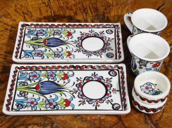 Iznik Tile Coffee Set - 2