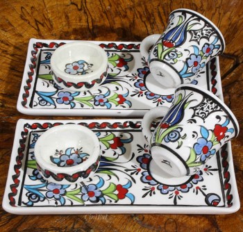 Iznik Tile Coffee Set - 1