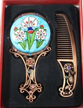 Iznik Tile Makeup Mirror Set - 1