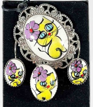 Kingus cat jewelry set - 1