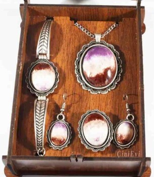 Modern Pottery Jewelry Set - 1