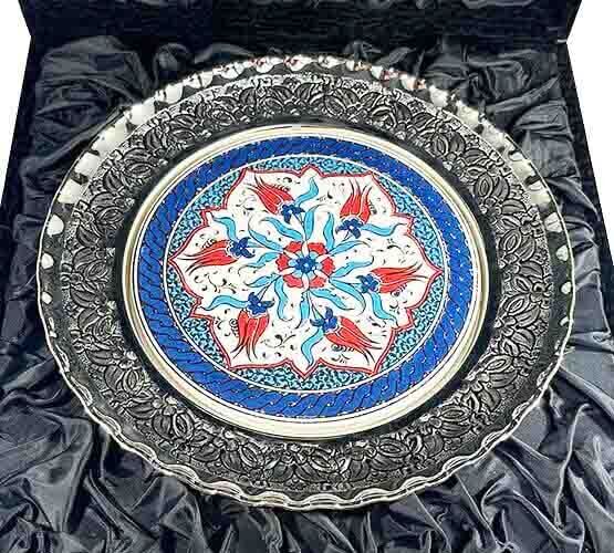 New Business Gift 25cm Silver Plate - 3