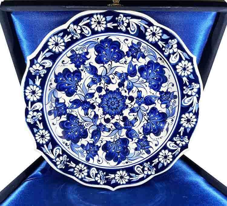 New Business Gift Iznik Pottery Plate - 1