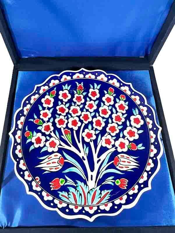 New Business Gift – Tree of Life Motif Iznik Ceramic Plate - 3