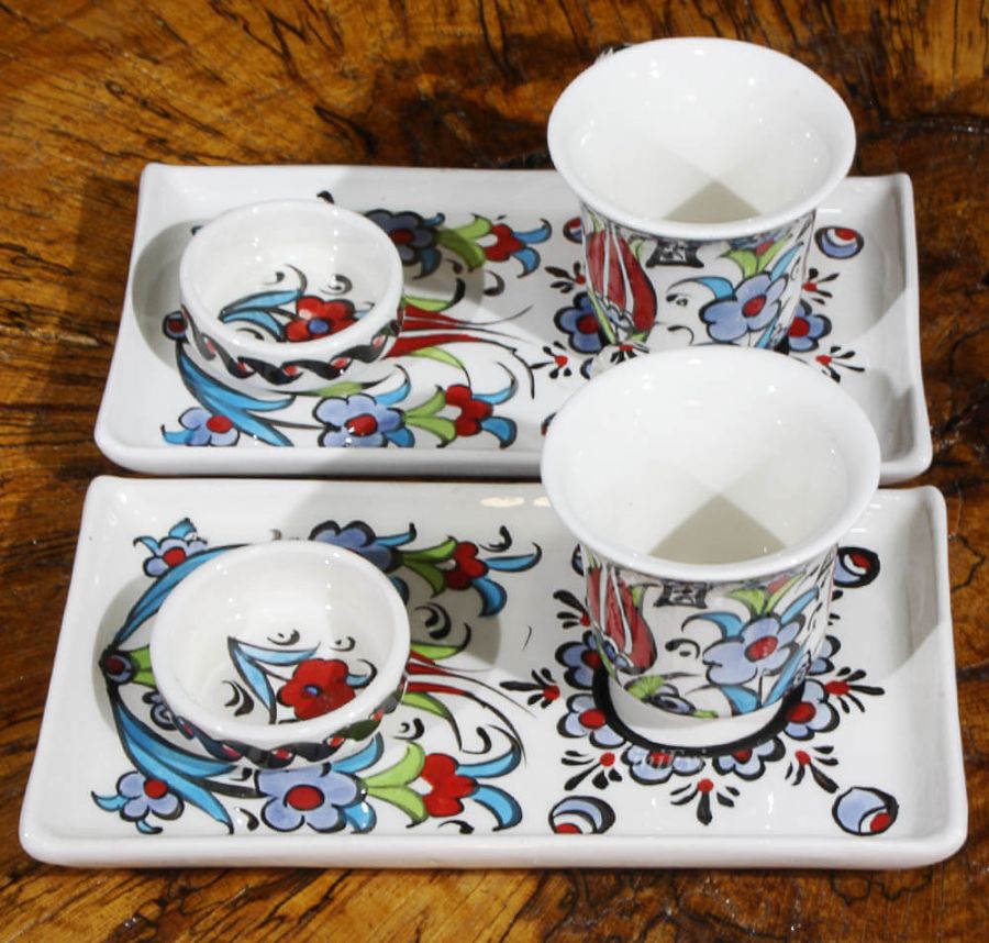 New Home Gift Iznik Tile Coffee Set - 1