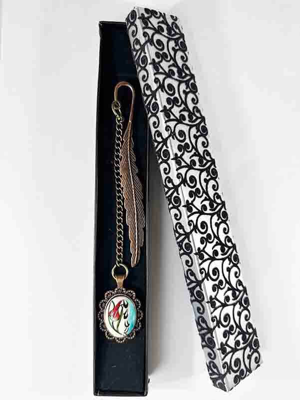 New School Gift Tulip Pattern Ceramic Bookmark - 2