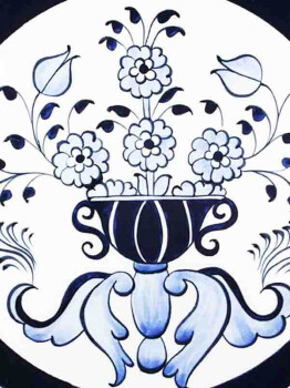 Nouveau cadeau d'affaires bleu blanc 30cm Iznik Tile Assiette - 2