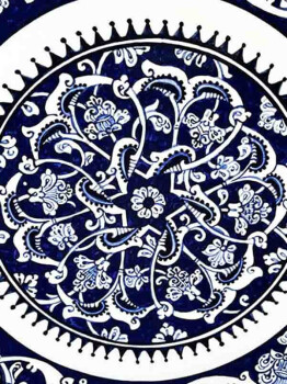 Opening / Ceremonial Gift Iznik Pottery Plate - 2