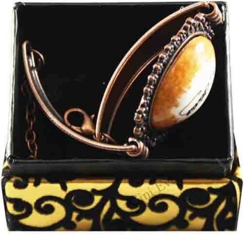 Orange Edge Atatürk Signed Pottery Bracelet - 2