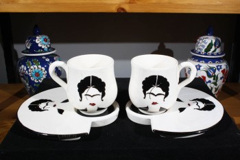 Original Design Tile Coffee Set - 1