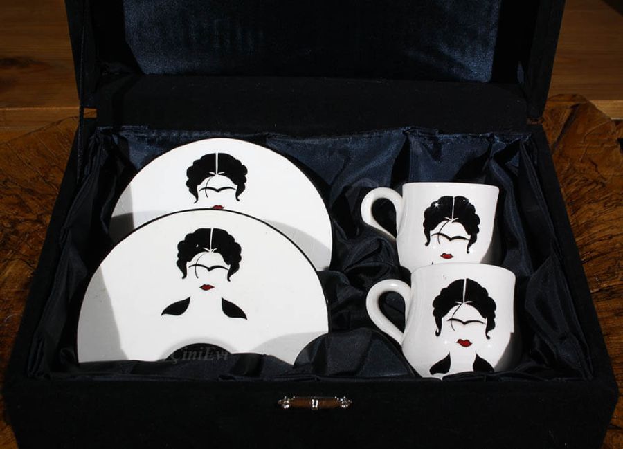 Original Design Tile Coffee Set - 3