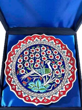 Paradise Garden 25cm Iznik Ceramic Plate - 3